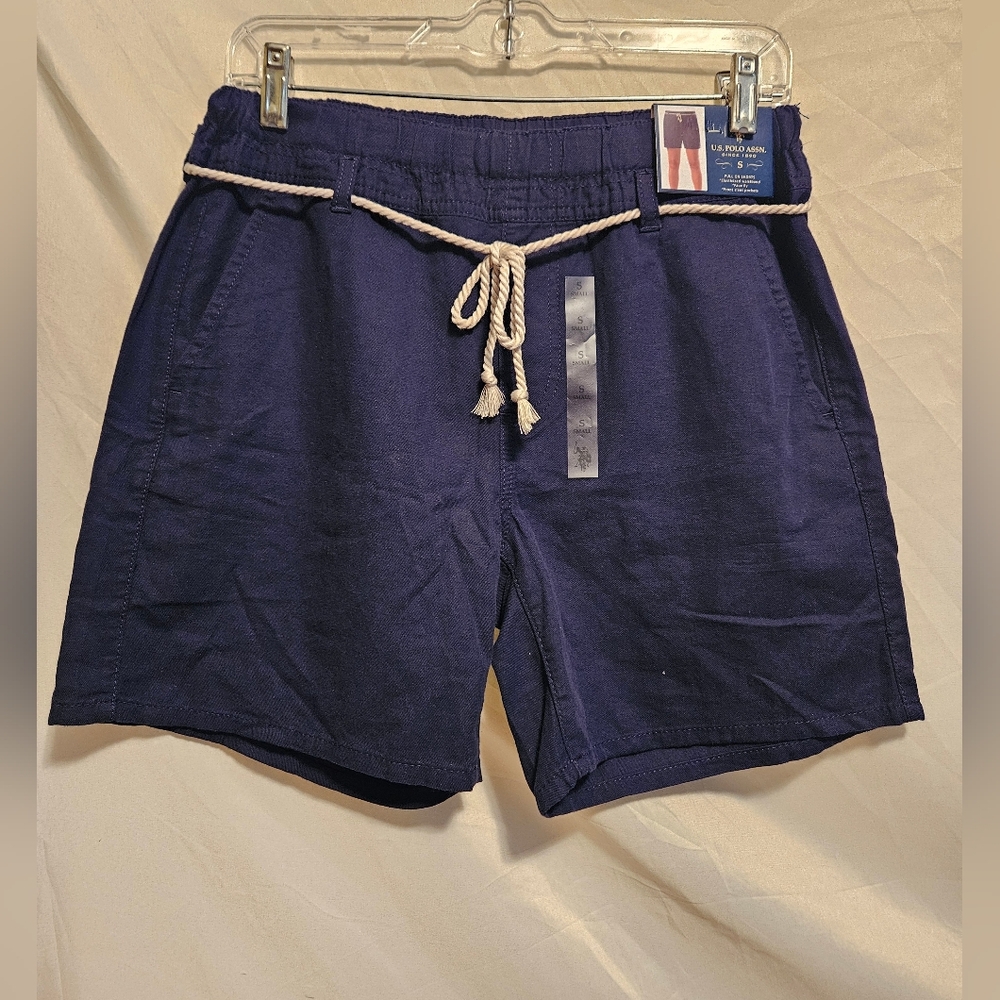 U.S. Polo Assn Navy Blue Shorts. Size S, NWT